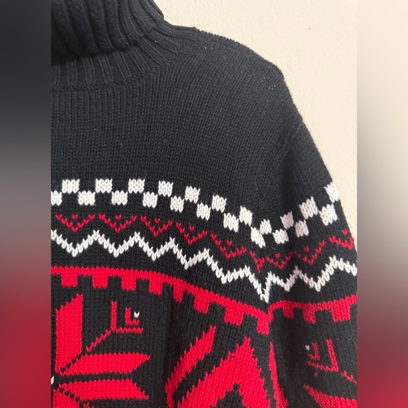 Ralph Lauren Cotton Blend Fair Isle Pattern Turtleneck Sweater NWT XL $195 - Picture 4 of 5